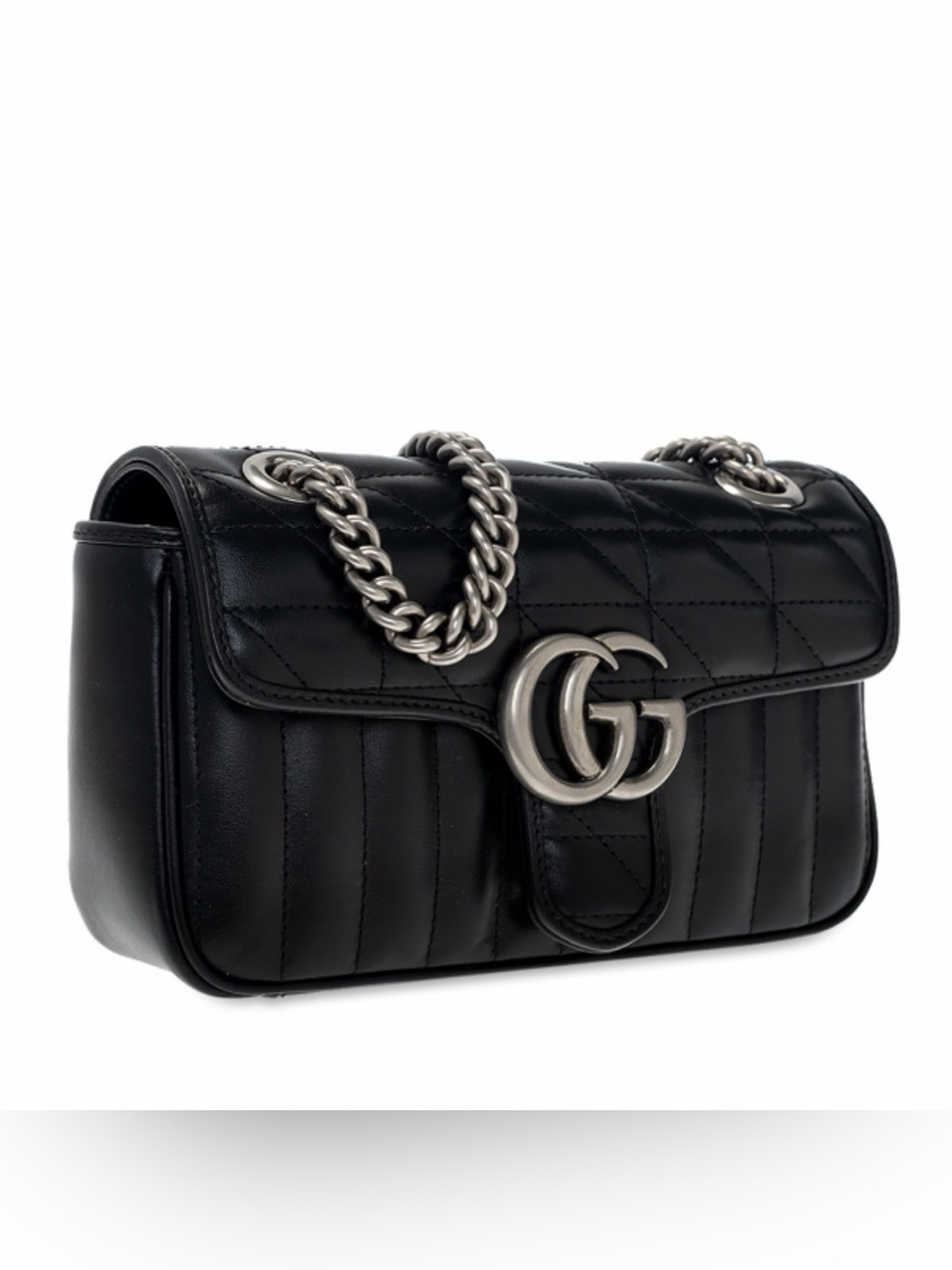 GUCCI Marmont GG mini quilted leather shoulder bag - Picture 3 of 6